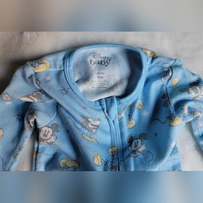 Disney Pajamas | Disney Baby / Baby Pajamas / Mickey Pajamas / Baby Clothes / Onesie / Mickey | Color: Blue/Yellow | Size: 9mb