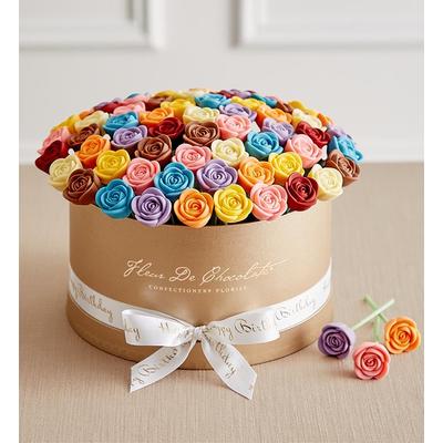 1-800-Flowers Flower Delivery Fleur De Chocolate Belgian Chocolate Roses - Birthday Wishes Ultimate