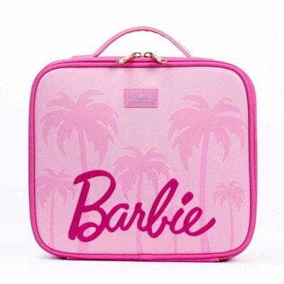 IMPRESSIONS VANITY · COMPANY Barbie Handheld Travel Cosmetic Bag for Girls, Faux Makeup Organizer Case w/ Brush Holder | Wayfair IVCS-BBP25L-LPNK