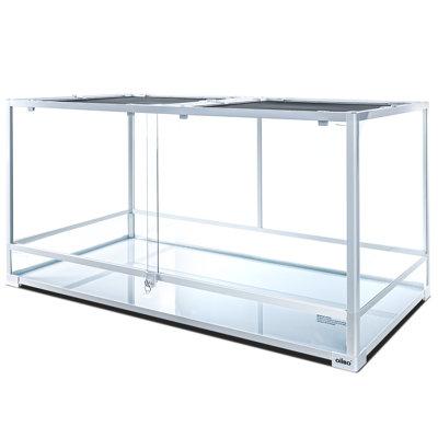 OiiBO 120 Gallon Terrarium Glass/Plastic/Metal | 24 H x 48 W x 24 D in | Wayfair RK0241W