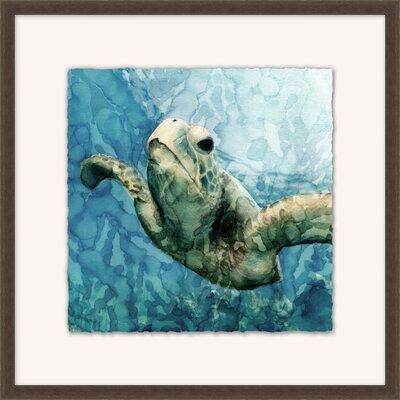 Wendover Art Group Under The Sea 1 - Painting Paper in Blue/Gray/White | 21 H x 21 W x 1.38 D in | Wayfair PG9143