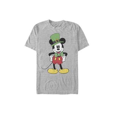 Men's Big & Tall Dublin Mickey Tops & Tees by Mad Engine in Athletic Heather (Size LT)