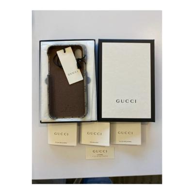 Gucci Cell Phones & Accessories | New Authentic Gucci Gg Supreme Iphone X Iphone Xs Logo Smart Phone Case | Color: Brown | Size: Os