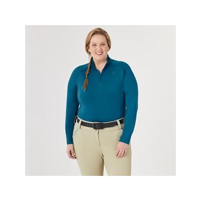 Piper SmartCore Long Sleeve ¼ Zip Sun Shirt - Clearance! - XXL - Dark Electric Blue - Smartpak
