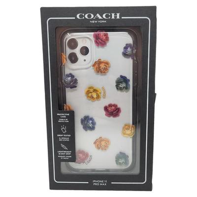 Coach Accessories | Coach Case For Apple Iphone 11 Pro Max 6.5", Peony Rainbow | Color: Cream/Pink | Size: Os