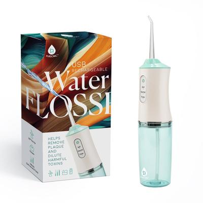 PURSONIC USB Rechargeable Water Flosser Helps Remove Plaque & Dilute Harmful Toxins