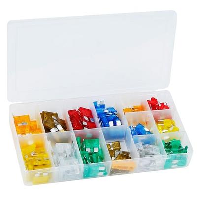 Fresh Fab Finds 220Pcs Car Blade Fuses Assortment Automotive Truck Motorcycle Fuses Kit ATC ATO ATM With Fuse Puller 5 7.5 10 15 20 25 30Amp - Multi