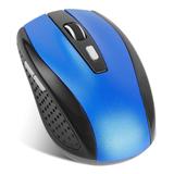 Fresh Fab Finds 2.4G Wireless Gaming Mouse, 3 Adjustable DPI, 6 Buttons, for PC Laptop Macbook. Includes Receiver. - Blue