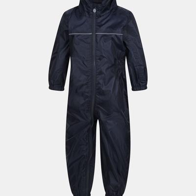 Regatta Baby Kids Paddle All In One Rain Suit - Navy - Blue - 6-12 MONTHS