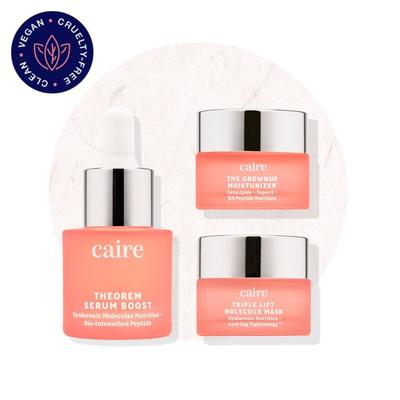 Caire Beauty Try Me Trio: Theorem Serum Boost + Mask + Grown Up Moisturizer (15 mL | 0.5oz ea)