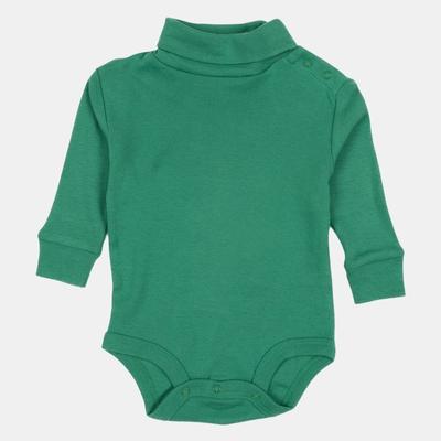 Leveret Baby Cotton Turtleneck Bodysuit - Green - 18-24M