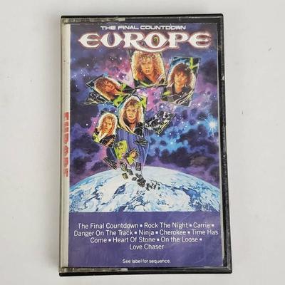 Columbia Media | Europe, The Final Countdown, Cassette Album 1986 | Color: White | Size: Os