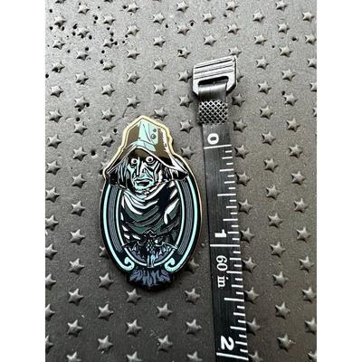 Disney Accents | Disney Pin Haunted Mansion Ghost Portraits Mystery Set 2022 Mariner Sea Captain | Color: Black | Size: Midsize