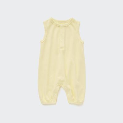 Kid's One Piece Outfit Sleeveless | Yellow | Age 6-12M | UNIQLO US