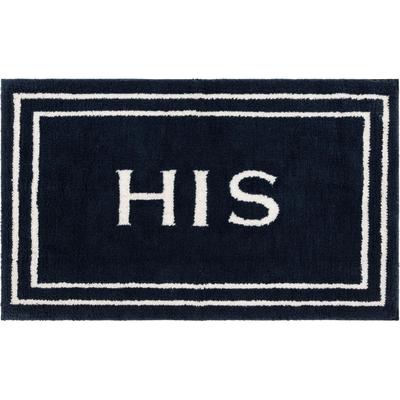 Wide Width His Bath Rug by Mohawk Home in Indigo (Size 20