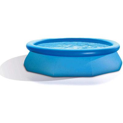 HIGEMZ 2.5 ft x 10 ft Polyvinyl Chloride (PVC) Inflatable Pool in Blue | 30 H x 120 W x 120 D in | Wayfair H000MBUOOO