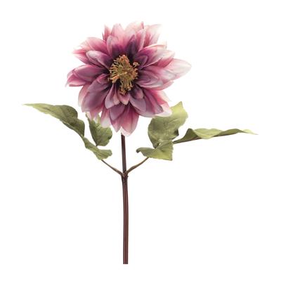 Dahlia Flower Stem (Set Of 6) by Melrose in Purple