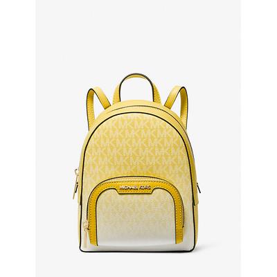 Michael Kors Jaycee Extra-Small Ombré Logo Convertible Backpack Yellow One Size