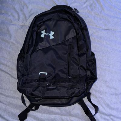 Under Armour Bags | Black Backpack - Under Armour Hustle 4.0 | Color: Black | Size: Os