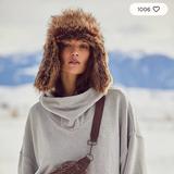 Free People Accessories | Free People Snowmad Faux Fur Trapper Hat White Nwt | Color: White | Size: Os