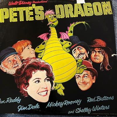 Disney Media | Original Soundtrack / Pete's Dragon Lp | Color: Black/Yellow | Size: Os