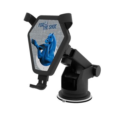 Keyscaper Black Indianapolis Colts Wireless Car Charger