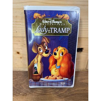 Disney Other | Disney's Lady And The Tramp Vhs Masterpiece Collection Animated Family Movie G F | Color: Blue | Size: Os