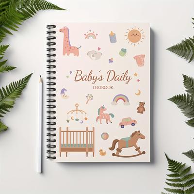 1p Book Diary For New Moms, Suitable For New Parents To Record Care Plans And Feeding Diaries, Track And Monitor Nursing, Sleep, Feeding, Breastfeeding, 40 Sheets 80 Pages, Size A5
