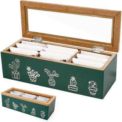 NODMIPNS Manufactured Wood Tea Box | Wayfair B0CNT12F4G