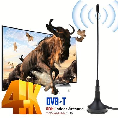 Hd Tv Antenna Hdtv 5dbi Indoor Digital Antenna Hd Channel Aerial For Dvb-t Antenna Tv Hd Dvb-t2 Radio Tv Aerial.