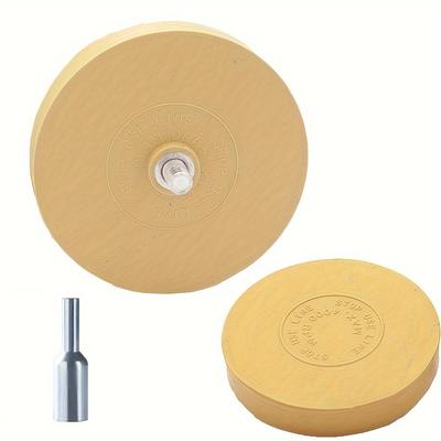 1pc Decal Eraser Wheel Pin Streak Removal Tool Adhesive Removal Wheel With Pad And Adapter Graphic Removal Tool Eraser