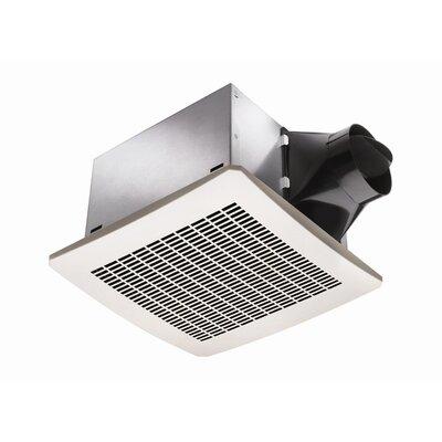 Delta Breez 80 CFM Energy Star Bathroom Fan w/ Humidity Sensor in White, Size 12.36 H x 12.36 W in | Wayfair VFB25ACH