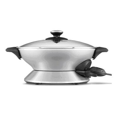 Breville the Hot Wok (Electric Wok - Stainless Steel) Stainless Steel in Gray, Size 9.25 H x 14.0 D in | Wayfair BEW600XL