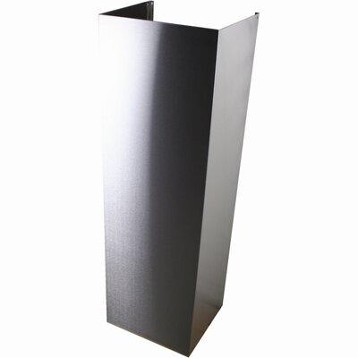 Yosemite Home Decor Contemporary Series 12" Stainless Chimney Extension, Stainless Steel in Gray | 39 H x 12 W x 10.63 D in | Wayfair MDC38CR