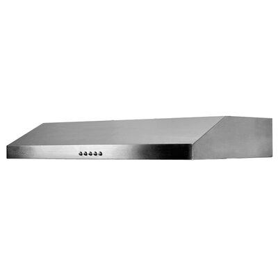 Cavaliere UC200 Series 30" 280 CFM Ducted Under Cabinet Range Hood Stainless Steel in Gray | 5 H x 30 W x 19 D in | Wayfair UC-200-SS