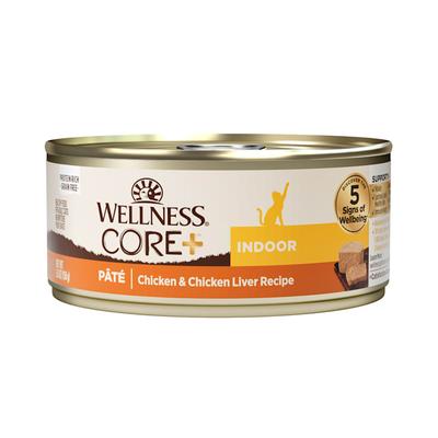 CORE Natural Grain Free Wet Chicken & Chicken Liver Pate Indoor Food, 5.5 oz.