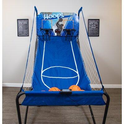 Hathaway Games Dual Electronic Basketball Arcade Game, Steel, Size 81.0 H x 81.0 W x 41.0 D in | Wayfair BG2237BL
