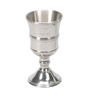 Israel Giftware Design Pewter Kiddush Cup Pewter in Gray | 4.5 H in | Wayfair PG-39