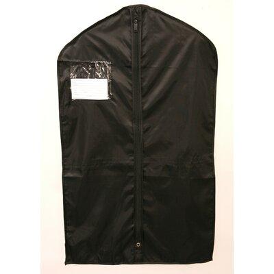 Deluxe Comfort Suit & Dress Travel Garment Bag Plastic in Black | 37 H x 23 W x 3 D in | Wayfair GBSUI-001-01