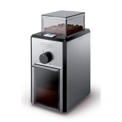 DeLonghi De'Longhi Burr 4.2oz Coffee Grinder, Stainless Steel in Gray, Size 10.2 H x 5.1 W x 6.3 D in | Wayfair KG89