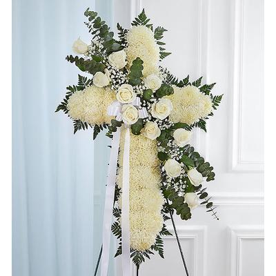 1-800-Flowers Flower Delivery Peace & Prayers White Standing Cross Peace & Prayers Standing Cross - White