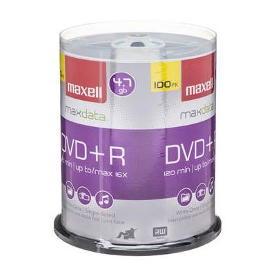 Maxell DVD+R 4.7GB, 16x, Write-Once Recordable Disc (Spindle Pack of 100) 639016