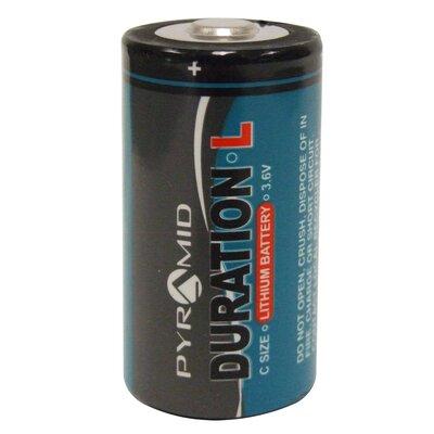 Pyramid Duration-L 3.6V Lithium Battery, Size 1.88 H x 1.0 W x 1.0 D in | Wayfair 42224