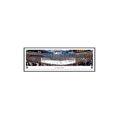 NHL Center Ice Standard - Picture Frame Photograph Print on Paper Blakeway Worldwide Panoramas, Inc | 13.5 H x 40.25 W x 1 D in | Wayfair NHLKING1F