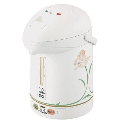 Zojirushi Micom 2.31 qt Electric Tea Kettle Plastic in White | 12.5 H x 8.5 W x 11 D in | Wayfair CW-PZC22FC