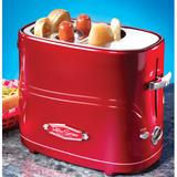 Nostalgia Retro Pop-Up Hot Dog Toaster, 2 Link & 2 Bun Capacity, w/ Mini Tongs, Works w/ Chicken, Turkey | 7.75 H x 5.25 W x 10.25 D in | Wayfair