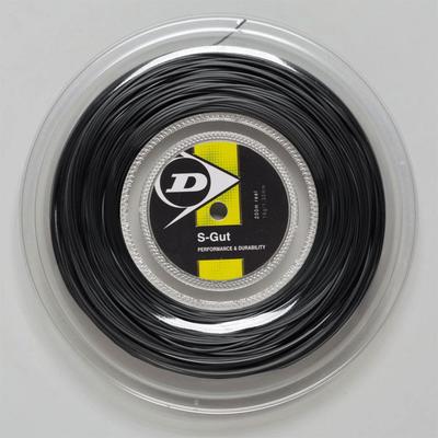 Dunlop S-Gut 16 660' Reel Tennis String Reels Black