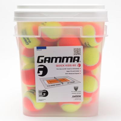 Gamma Quick Kids 60 Bucket of 48 Tennis Balls