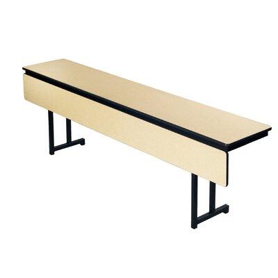 Height Adjustable Training Table w  Leg Glides Metal in Black Pink White AmTab Manufacturing Corporation | 29  H x 60  W x 18  D | Wayfair TT185DM