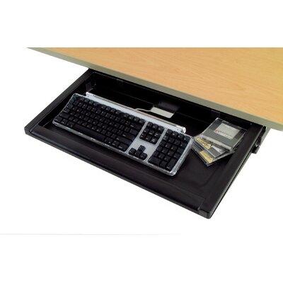 Populas Furniture 4" H x 25" W Desk Keyboard Tray in Brown | 4 H x 25 W x 13 D in | Wayfair AFS-EKU